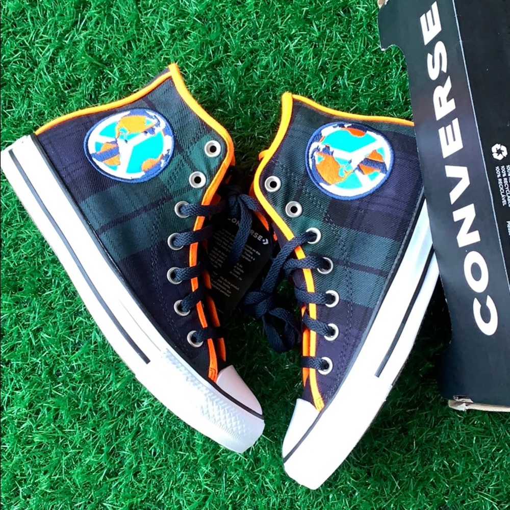 Converse CTAS hi green/brown/white women’s - Picture 14 of 16